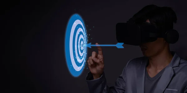 ticari hedefler metaevren ve dijital dünya çevrimiçi ağ teknolojisi verileri yapay zeka