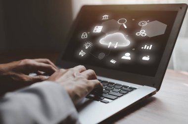 bulut teknolojisi büyük depolama ağı ve internet kavramları metaevren sistemi, şeylerin interneti, yeni teknoloji büyük veri,