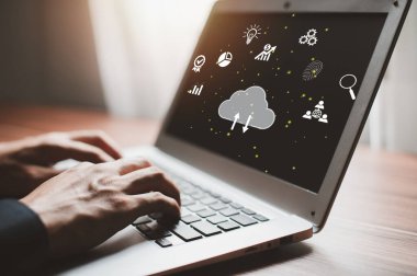 bulut teknolojisi büyük depolama ağı ve internet kavramları metaevren sistemi, şeylerin interneti, yeni teknoloji büyük veri,