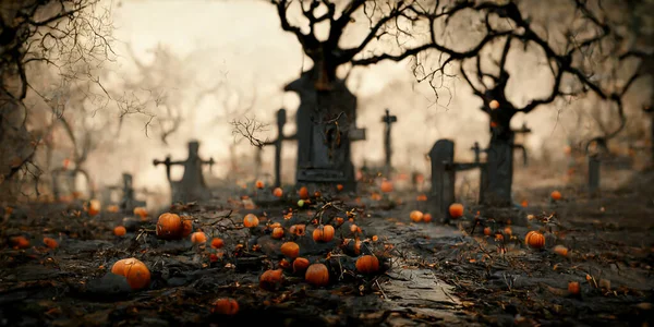 Halloween Day Eyes Jack Lanterns Trick Treating Samhain All Hallows — Stockfoto