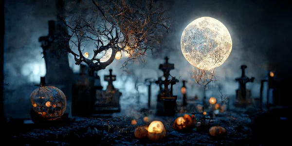 Halloween Day Eyes Jack Lanterns Trick Treating Samhain All Hallows — Foto Stock