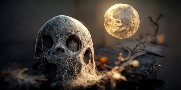 Halloween Day Eyes Jack Lanterns Trick Treating Samhain All Hallows — стоковое фото