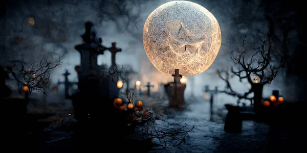 Halloween day eyes of Jack O\' Lanterns trick or treating Samhain All Hallows\' Eve All Saints\' Eve All hallowe\'en spooky Horror Ghost Demon background October 31 3Drender