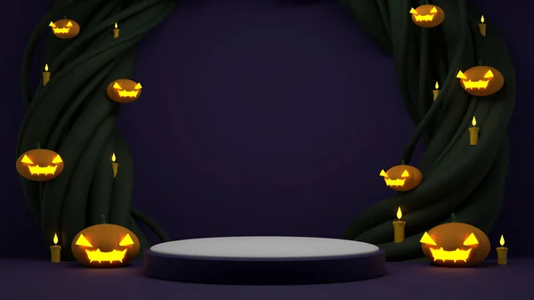 Halloween Day Eyes Jack Lanterns Trick Treating Samhain All Hallows — стокове фото