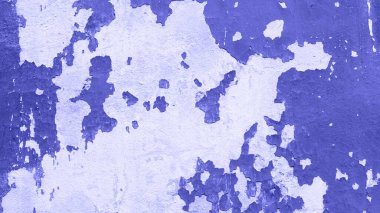 Çatlak boyalı, hafif beton duvar. Moda menekşe renk arkaplan Grunge klasik soyut 