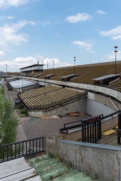 스타디움 Great Strahov Stadium 프라하의스 지구에 스타디움이다 — 스톡 사진