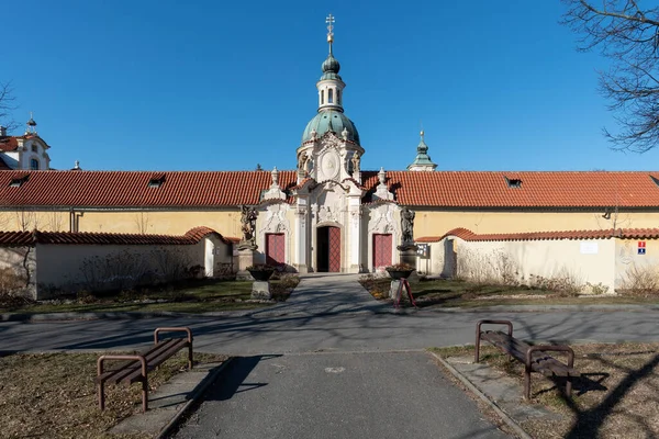 Zona Peregrinación Con Iglesia Nuestra Señora Victoriosa Estableció Los Años — Foto de Stock