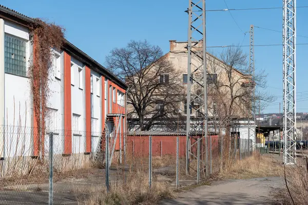 Praha Bubny Ist Ein Bahnhof Prag Katastergebiet Holeovice Obwohl Heute — Stockfoto