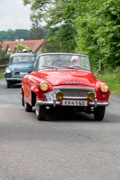 Concours Orientation Des Véhicules Historiques Anciens Combattants Avec Accomplissement Des — Photo