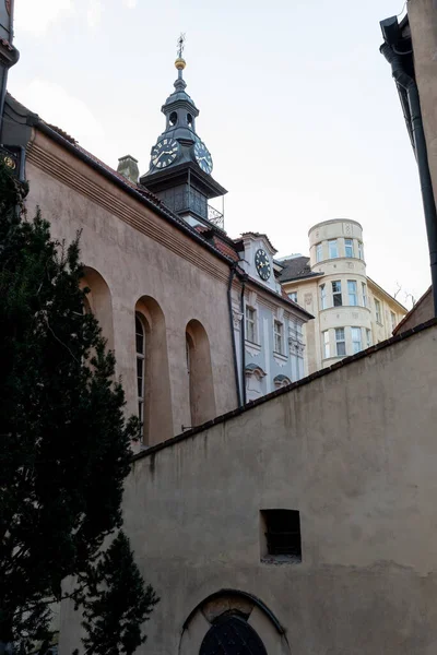 Dzielnica Josefov Najmniejszy Obszar Katastralny Pragi Który Otacza Stare Miasto — Zdjęcie stockowe