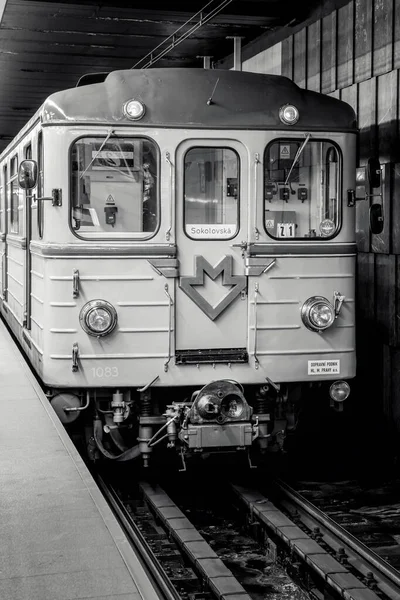 Prag Metro Çek Yeraltı Örgütü — Stok fotoğraf