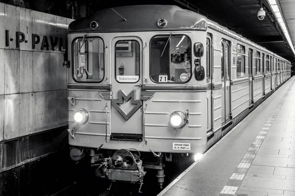 Praga Metro Czech Underground — Fotografia de Stock