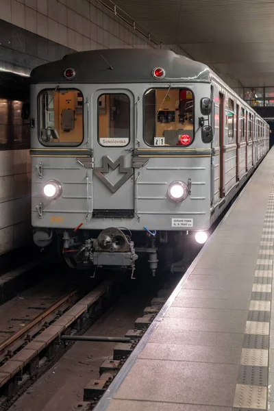 Prag Metro Çek Yeraltı Örgütü — Stok fotoğraf