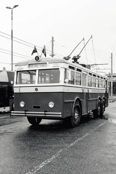 Praga Tot Tipo Trólebus Checoslovaco Que Juntamente Com Koda 1Tr — Fotografia de Stock