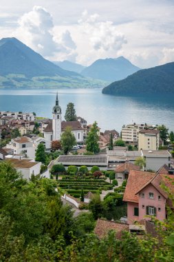 İsviçre 'nin mimarisi, doğası ve manzarası