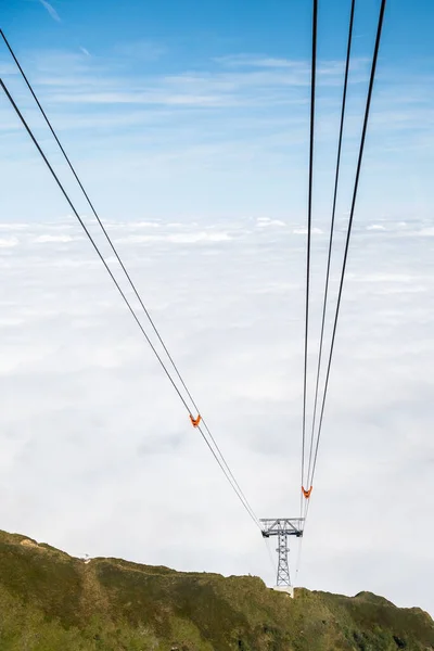 Flyglyft Från Kriens Till Pilatus Berg Schweiz — Stockfoto