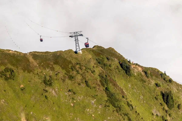 Flyglyft Från Kriens Till Pilatus Berg Schweiz — Stockfoto