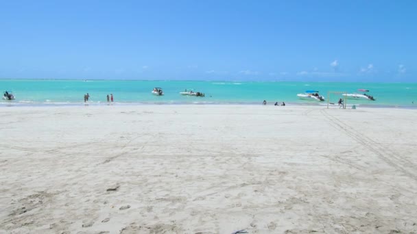 Maragogi Brazil October 2021 View Barra Grande Beach Tourist Destination — Stock Video