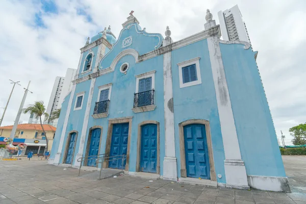 Recife Brazil October 2021 Nossa Senhora Boa Viagem Parish Blue — Stock Photo, Image