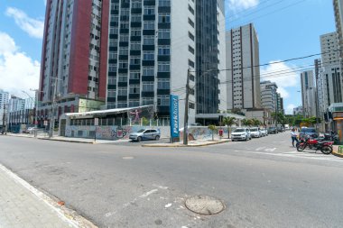 Recife, PE, Brezilya - 14 Ekim 2021: Park Hotel, Boa Viagem Mahallesi Recife Oteli.