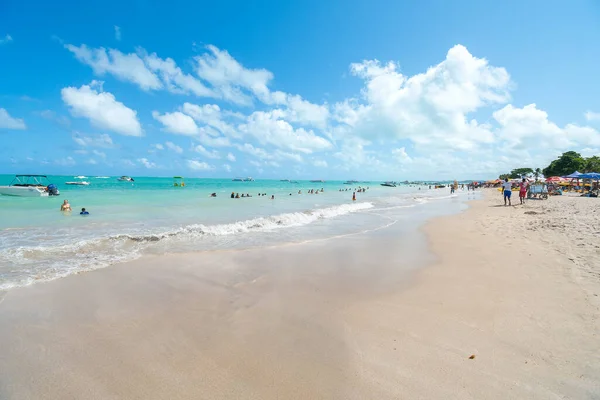 Maragogi Brazílie Října 2021 Krásný Slunečný Den Pláži Barra Grande — Stock fotografie