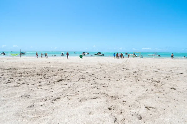 Maragogi Brezilya Ekim 2021 Barra Grande Plajında Güzel Güneşli Bir — Stok fotoğraf