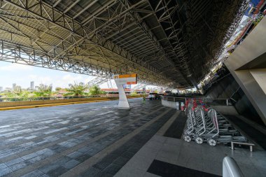 Recife, PE, Brezilya - 19 Ekim 2021: Uluslararası Recife Havaalanı, REC, Guararapes - Gilberto Freyre. 