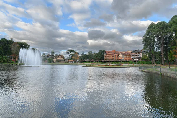 Gramado Brésil Mai 2022 Lac Joaquina Rita Bier Lac Artificiel — Photo