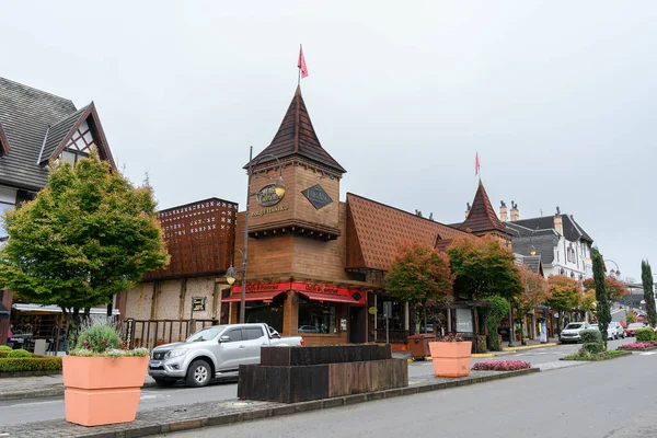 Gramado Brazil May 2022 Building Mundo Chocolate Lugano Theme Park — Stock Photo, Image