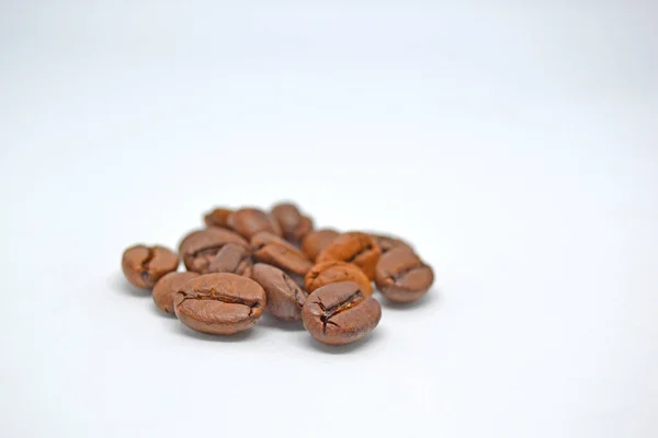 Coffee Beans Isolated White Background Coffee — Stock Photo, Image