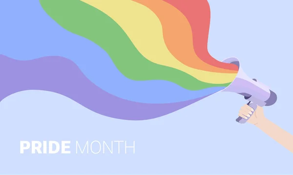 Onda Bandeira Arco Íris Lgbt Fluindo Vibração Lésbica Gay Bisexual —  Vetores de Stock