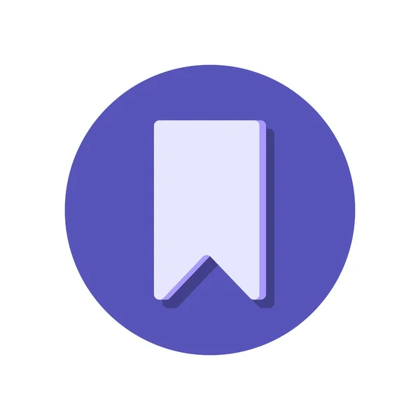 Kitap ayracı düz resimli yaratıcı konsept mavi arkaplanda izole edildi. Web iniş sayfası, afiş, broşür, çıkartma, duvar kağıdı, kart, arkaplan veya poster için uygun