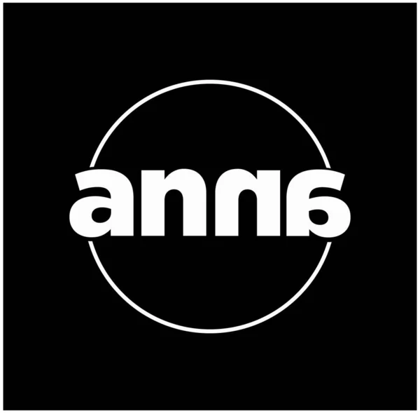安娜品牌的首字母首字母 Anna标志图标 — 图库矢量图片