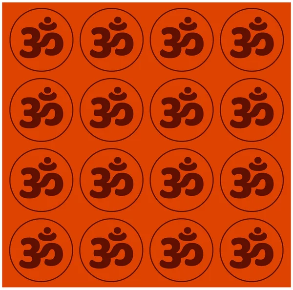 Symbol Auf Orangefarbenem Hintergrund Typografie — Stockvektor