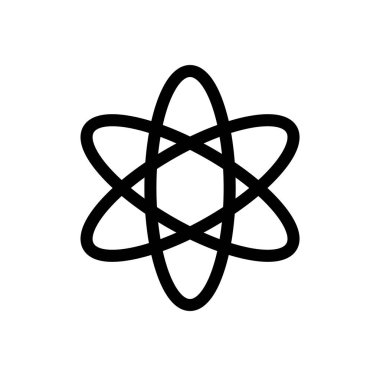 Ateizm / Agnostisizm vektör simgesi. Ateizm sembolü. Agnostisizm din vektör logosu.