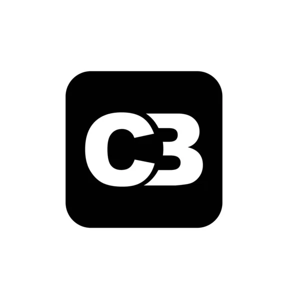 C3公司名称首字母缩写 Cb品牌图标 — 图库矢量图片