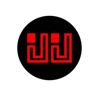 IJIJ şirketinin ilk harfleri baş harfler. IJIJ marka simgesi.