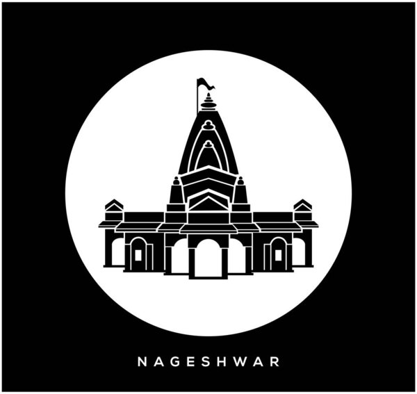 икона храма Шивы (Nageshwar Jyotirlinga). Храм Нагешвар.