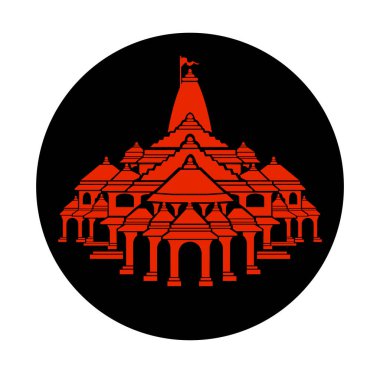 Rama tapınağı ikonu. Ram mandir simgesi.