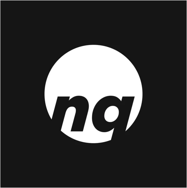 Nq品牌首字母图标 Nq图标 — 图库矢量图片