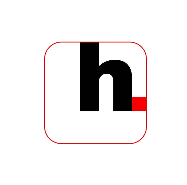 H公司名称首字母首字母 H图标 — 图库矢量图片