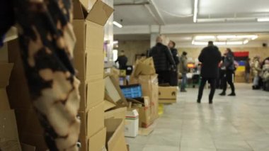 Lojistik Merkezi, Rusya savaşında Ukrayna askerlerine destek için kargo gönderiyor.