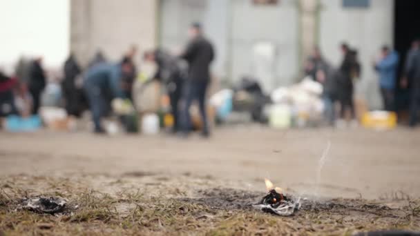 Fermare la guerra tra Russia e Ucraina. Potere ucraina, forza e potenza. Molotov — Video Stock