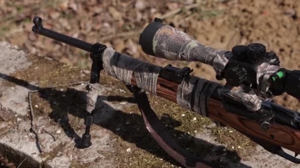 Sniper Rifle Ready Shooting Shooting Range Building — Video