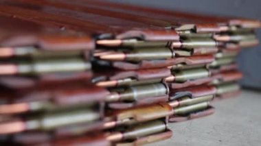 AK47 mühimmat, askeri mühimmat, fişekler ve mühimmat depoları