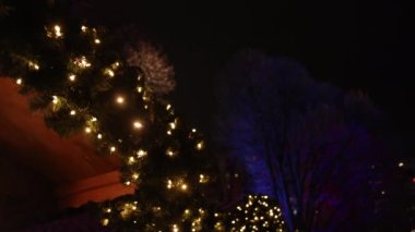 Berlin, Almanya 'da bir Noel pazarı, Jandarma Markt' ta bir Noel pazarı, el sanatları ürünleri satan tezgahlar pazarı ve Advent Fair dekorasyonları..