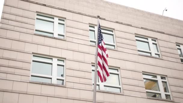 American Flag Background Memorial Day Veterans Day Other Patriotic Holidays — Stock Video