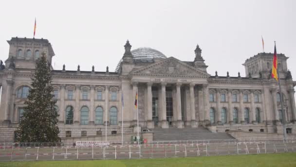 Parlament Bundestagu Budynek Reichstagu Budynek Reichstag Reichstag Budynek Siedziba Niemieckiego — Wideo stockowe