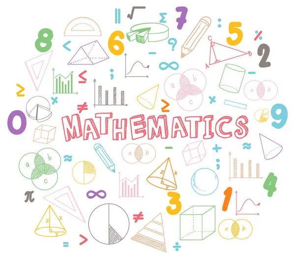 Icono Fuente Matemática Con Ilustración Fórmula — Vector de stock