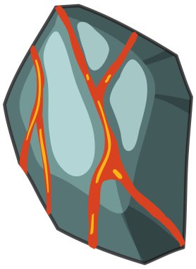 Beyaz arkaplanda izole edilmiş fantezi çizgi roman gezegeni